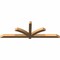 Ekena Millwork Redmond Smooth Timber Gable Bracket, Western Red Cedar, 84"W x 28"H x 3 1/2"D x 3 1/2"F, 8/12 Pitch GBW084X28X0404RED00SWR - alternate 3